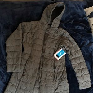 Long puffy winter coat